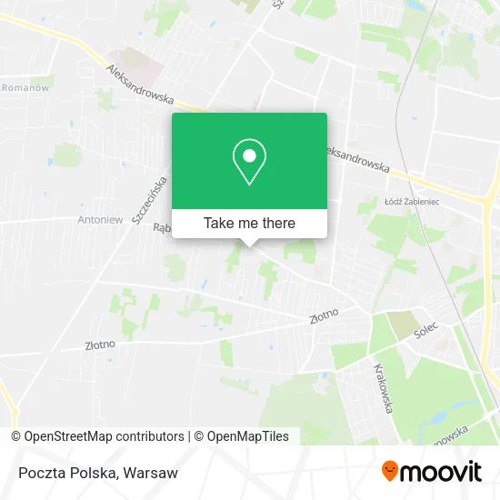 Карта Poczta Polska