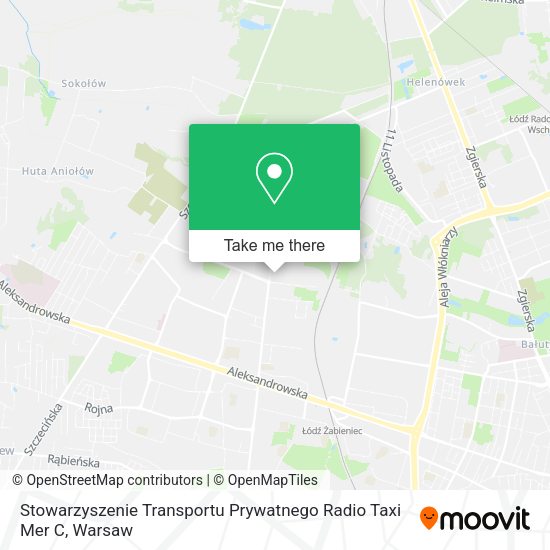 Stowarzyszenie Transportu Prywatnego Radio Taxi Mer C map