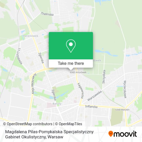 Magdalena Pilas-Pomykalska Specjalistyczny Gabinet Okulistyczny map