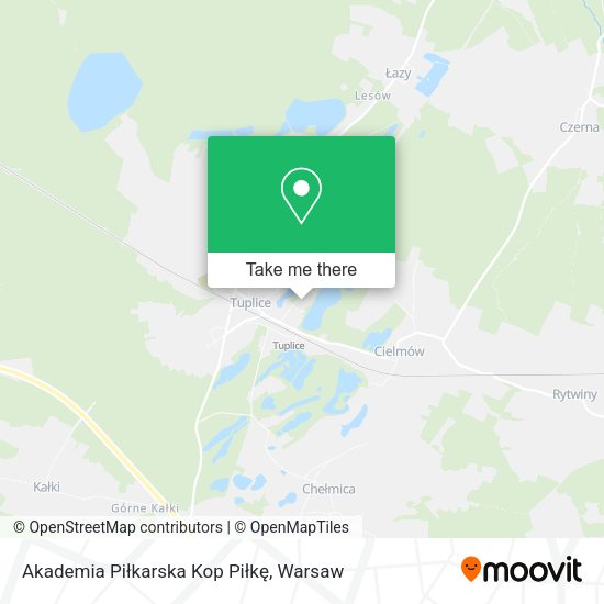 Akademia Piłkarska Kop Piłkę map