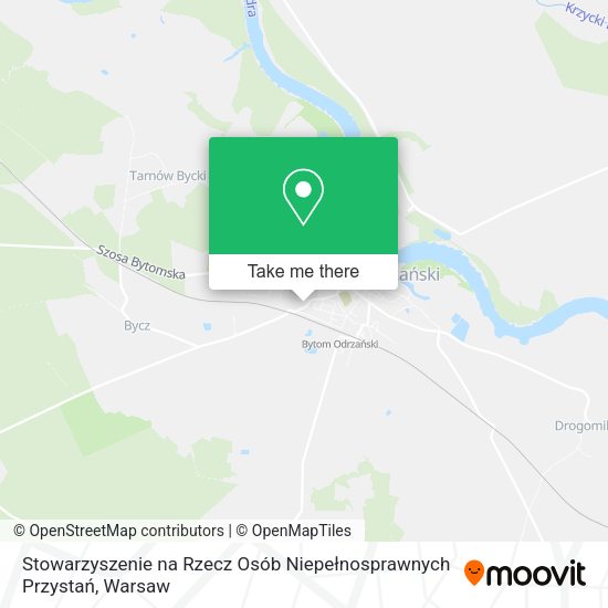 Stowarzyszenie na Rzecz Osób Niepełnosprawnych Przystań map