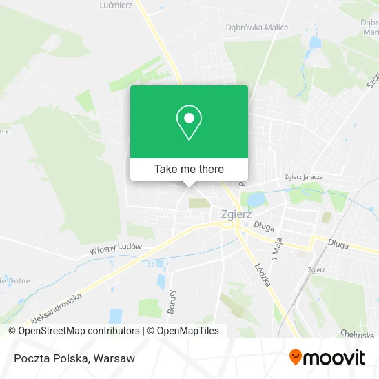 Карта Poczta Polska