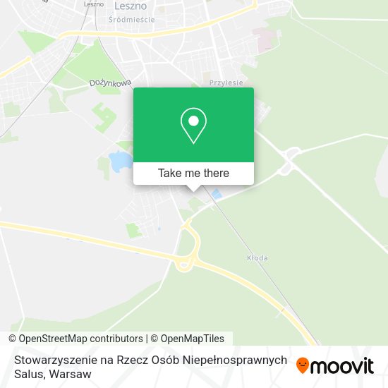 Stowarzyszenie na Rzecz Osób Niepełnosprawnych Salus map