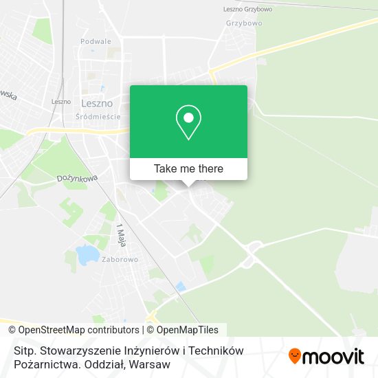 Sitp. Stowarzyszenie Inżynierów i Techników Pożarnictwa. Oddział map