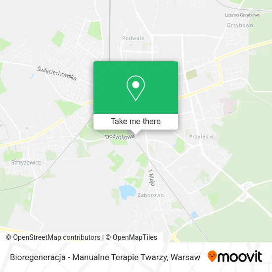 Карта Bioregeneracja - Manualne Terapie Twarzy