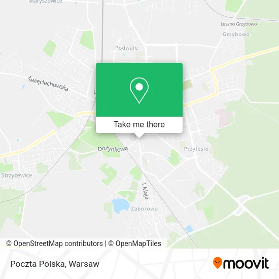 Карта Poczta Polska