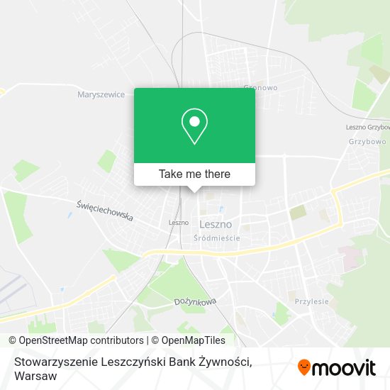 Stowarzyszenie Leszczyński Bank Żywności map