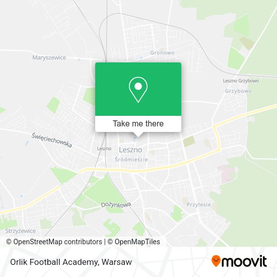 Orlik Football Academy map