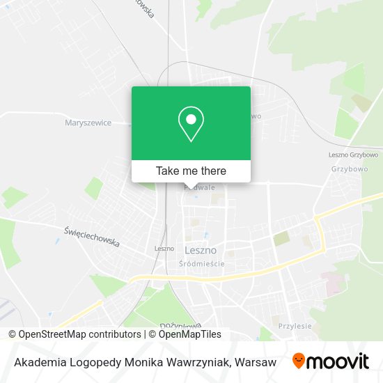 Akademia Logopedy Monika Wawrzyniak map