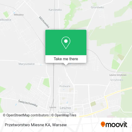 Карта Przetworstwo Miesne KA