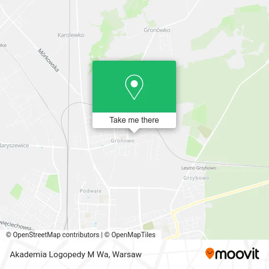 Карта Akademia Logopedy M Wa