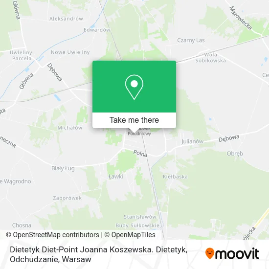 Dietetyk Diet-Point Joanna Koszewska. Dietetyk, Odchudzanie map