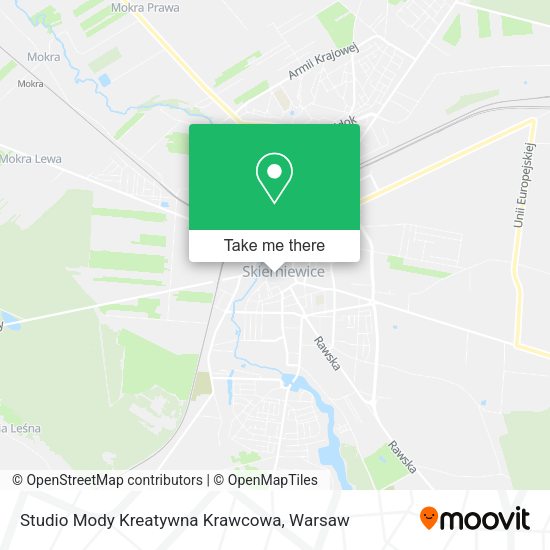 Studio Mody Kreatywna Krawcowa map