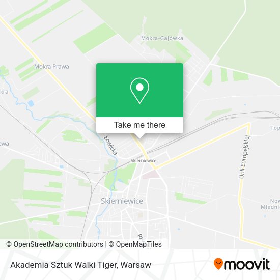 Карта Akademia Sztuk Walki Tiger