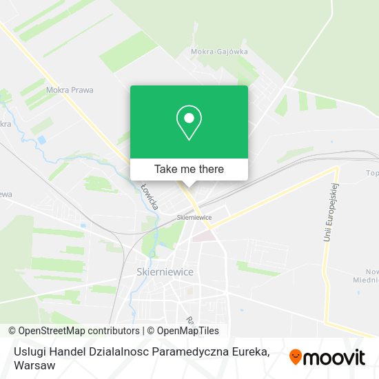 Uslugi Handel Dzialalnosc Paramedyczna Eureka map