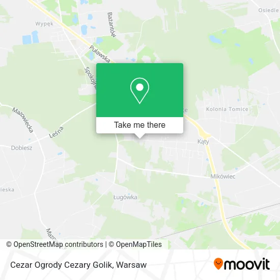 Cezar Ogrody Cezary Golik map