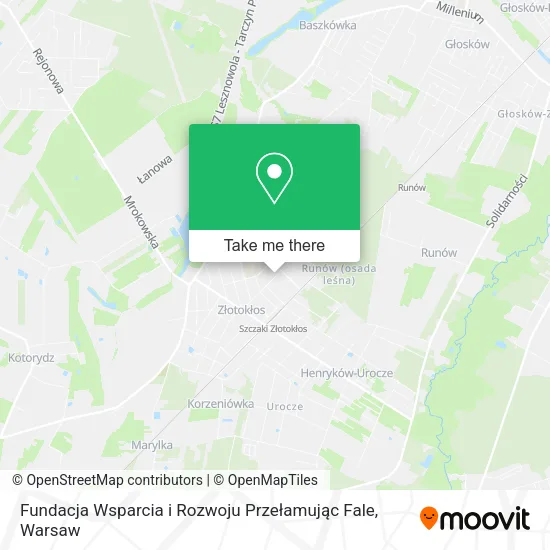 Fundacja Wsparcia i Rozwoju Przełamując Fale map