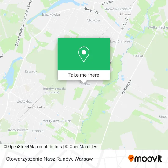 Stowarzyszenie Nasz Runów map