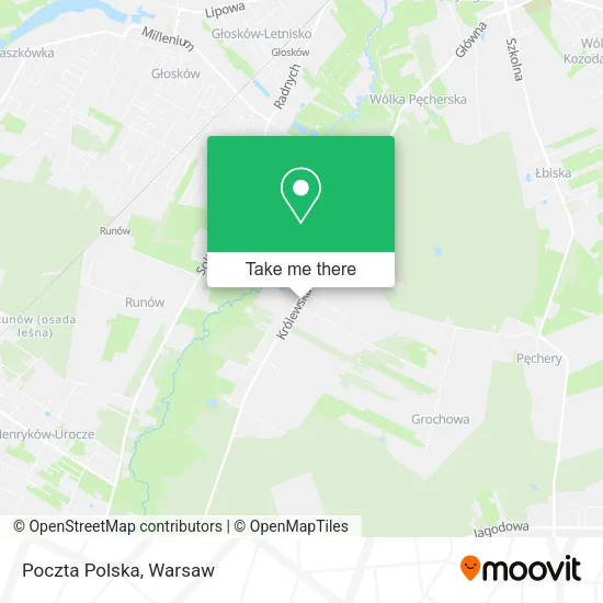 Poczta Polska map