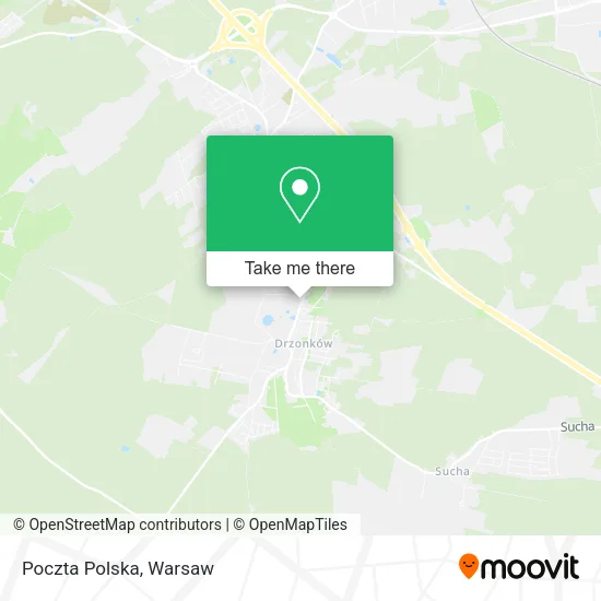 Poczta Polska map