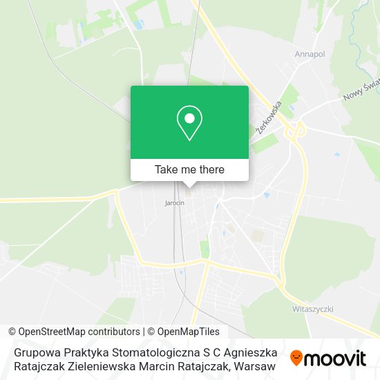 Grupowa Praktyka Stomatologiczna S C Agnieszka Ratajczak Zieleniewska Marcin Ratajczak map