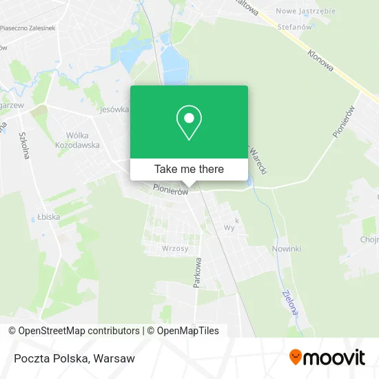 Poczta Polska map