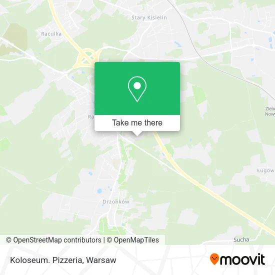 Koloseum. Pizzeria map