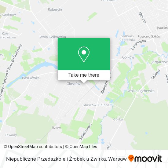 Niepubliczne Przedszkole i Żłobek u Żwirka map