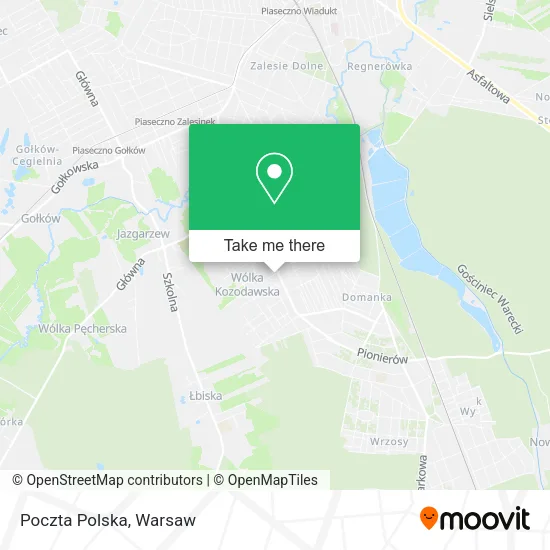 Poczta Polska map