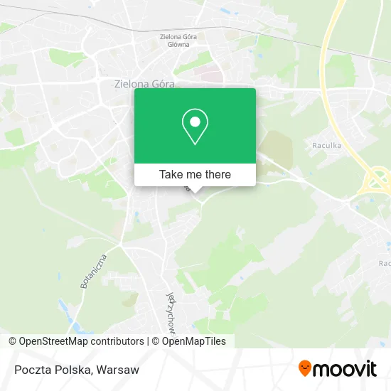 Poczta Polska map