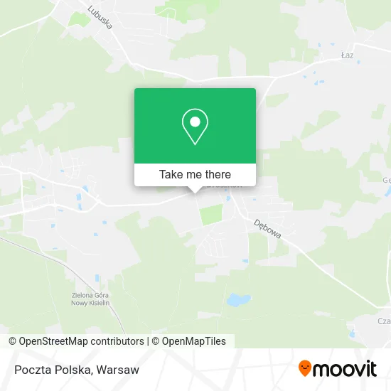 Poczta Polska map