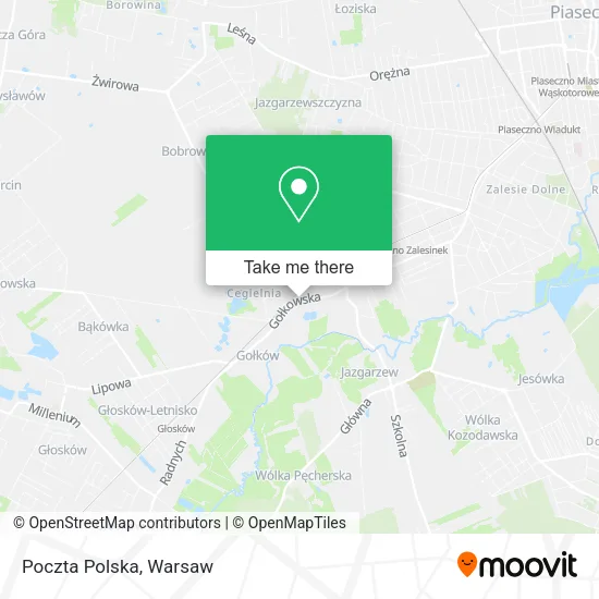 Poczta Polska map