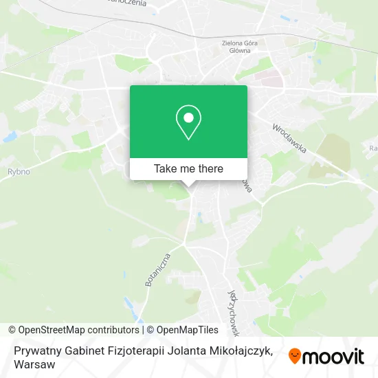 Prywatny Gabinet Fizjoterapii Jolanta Mikołajczyk map