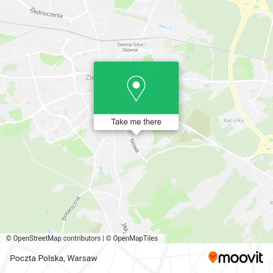 Карта Poczta Polska