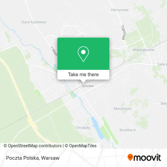 Poczta Polska map