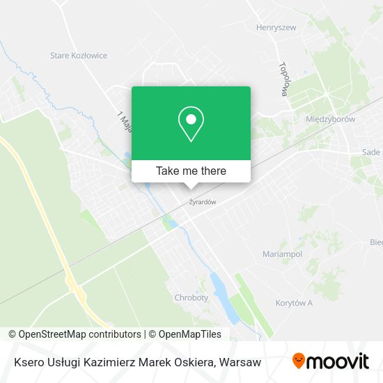 Ksero Usługi Kazimierz Marek Oskiera map