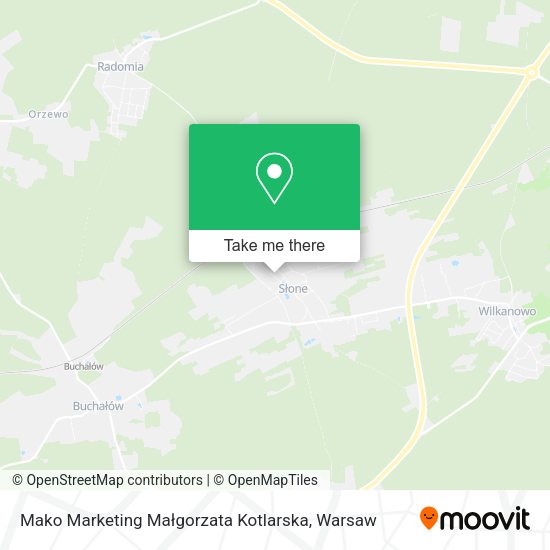 Mako Marketing Małgorzata Kotlarska map