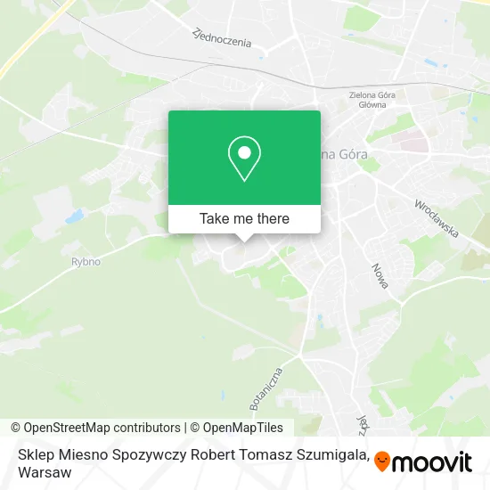 Sklep Miesno Spozywczy Robert Tomasz Szumigala map