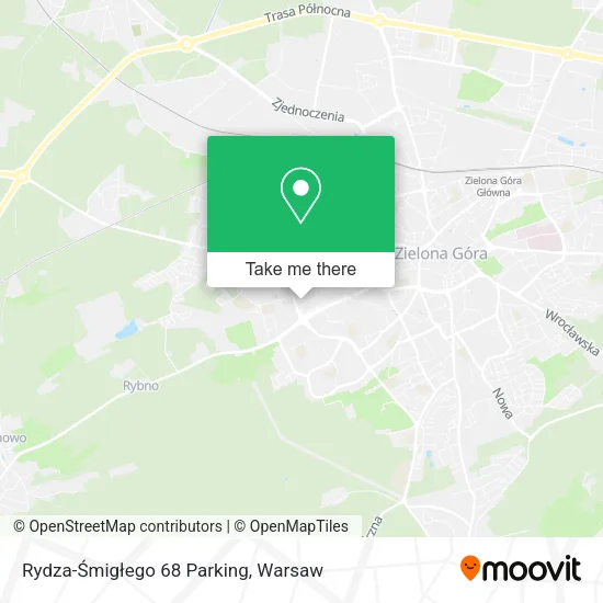 Карта Rydza-Śmigłego 68 Parking