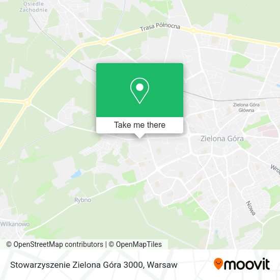 Карта Stowarzyszenie Zielona Góra 3000