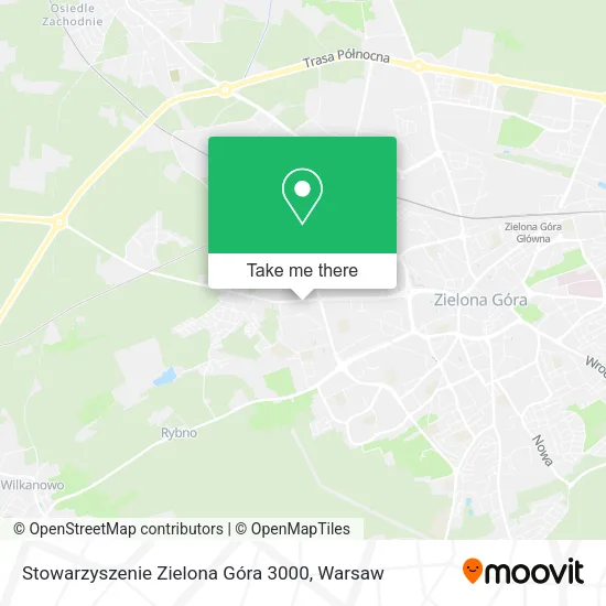 Stowarzyszenie Zielona Góra 3000 map