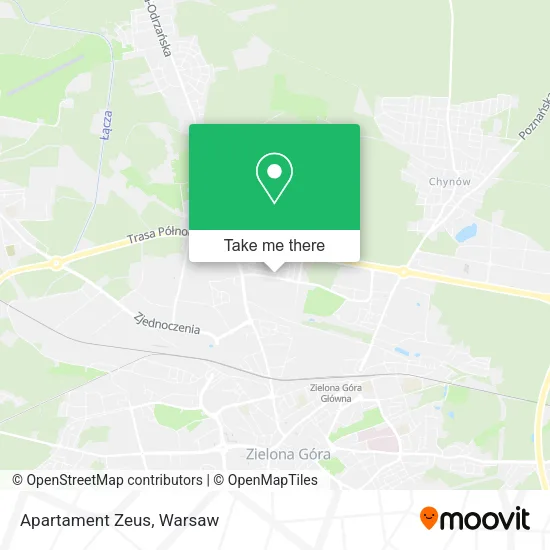 Карта Apartament Zeus