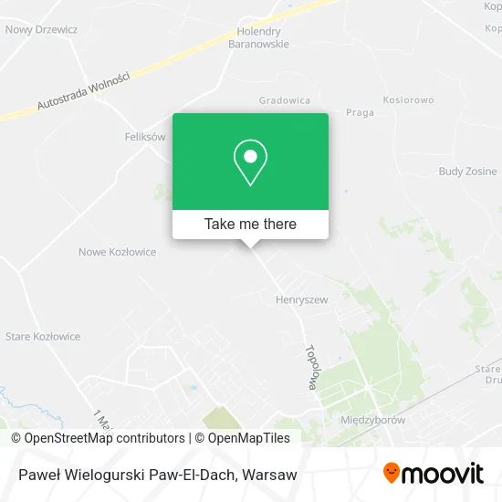 Paweł Wielogurski Paw-El-Dach map