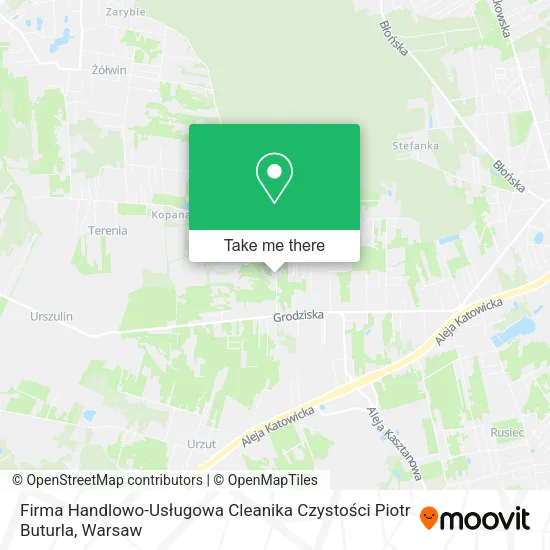 Firma Handlowo-Usługowa Cleanika Czystości Piotr Buturla map
