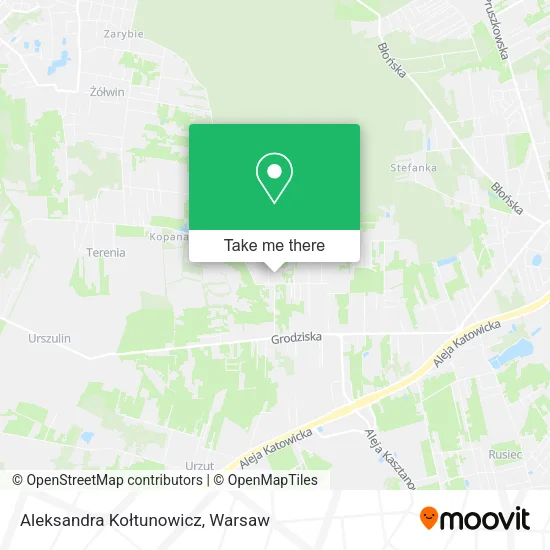 Aleksandra Kołtunowicz map