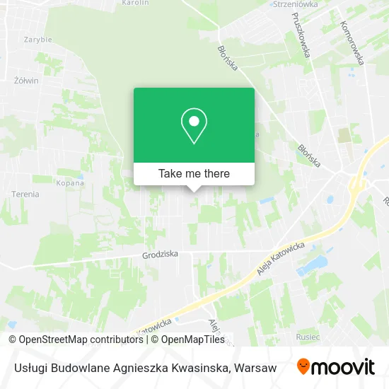 Usługi Budowlane Agnieszka Kwasinska map