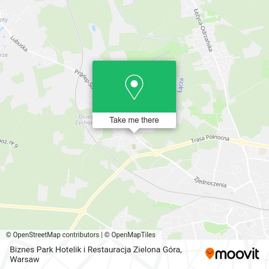 Biznes Park Hotelik i Restauracja Zielona Góra map