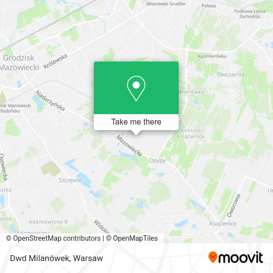 Карта Dwd Milanówek