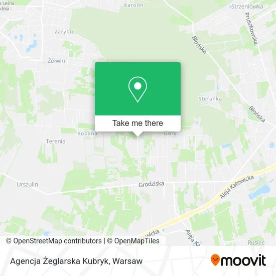 Agencja Żeglarska Kubryk map