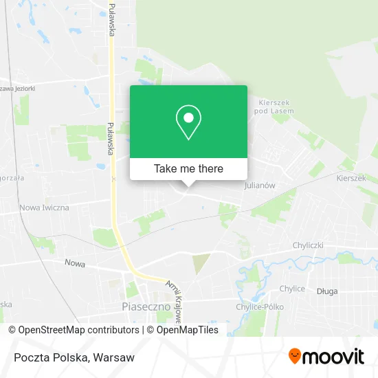 Poczta Polska map